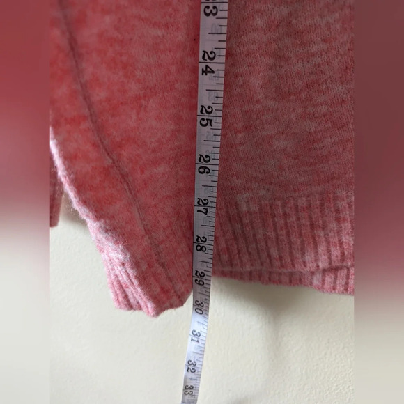 Joe Fresh| light pink and green V-Neck Sweater Acrylic  Blend size 2X - Picture 6 of 7
